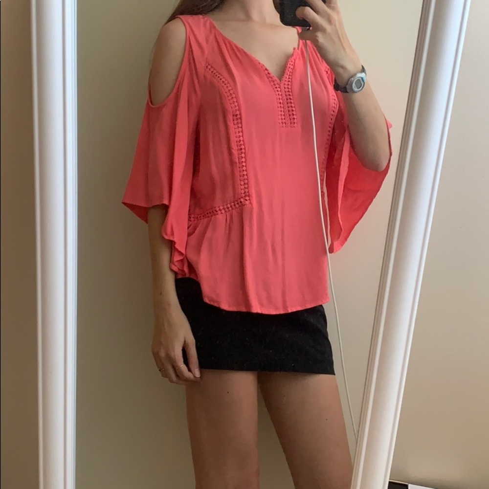 Peach Cold Shoulder
